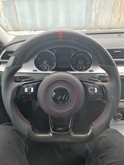 VOLANT VOLKSWAGEN R RLINE GTD GTI - KOZA / KARBÓN