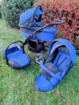 Kočárek dvojkombinace s autosedačkou