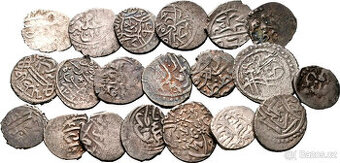 Staré stříbrné mince Osmanská říše