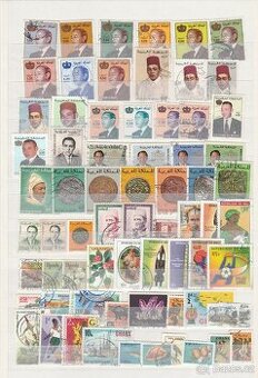 Konvolut známek  AFRICKYCH ZEMI