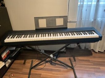 Yamaha digital piano P-45 set (stojan, židle, pevný sustain)