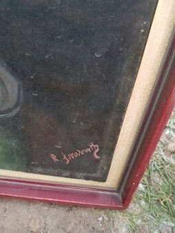 Kopie obrazu Muž se zlatou helmou"