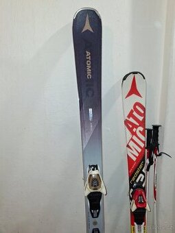 Lyže 154 cm a 130 cm