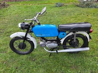 Jawa 23 Mustang bez TP, modrý původní 4.