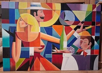 Robert Jiran - olejomalba na plátně 100x70cm