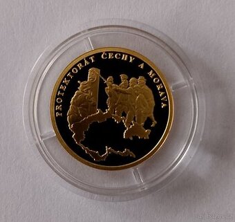 Zlatá mince Válečný rok 1939 - Protektorát Čechy a Morava