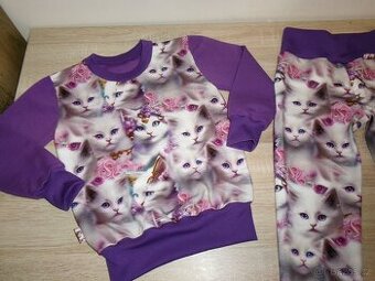 Nová tepláková souprava kočičky vel.110