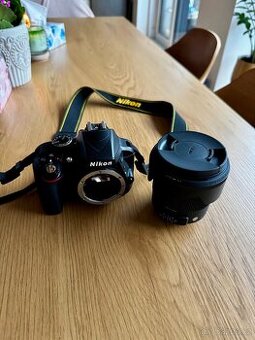 Nikon D3300 + Sigma 17–70mm f/2.8–4 Contemporary (TOP stav)