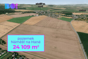 Prodej pole, 24 109 m², Náměšť na Hané
