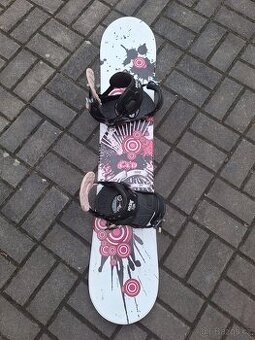 Snowboard Westige 120cm s vázáním Ride