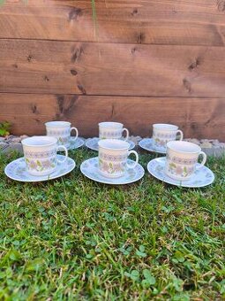 Sada 6 hrnečků s podšálky