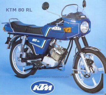 kryt řetězu KTM 80 RLW Bj 1981 v komaxitu, top stav