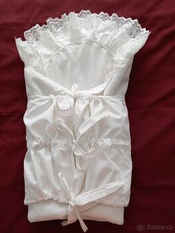 Zavinovačka s krajkou,retro síť na kočárek