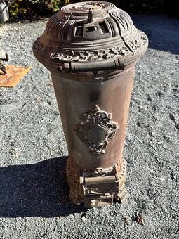 Starožitná litinová kamna „Numayer’s Original No. 5“ – seces