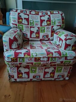 Dětské křeslo Snoopy
