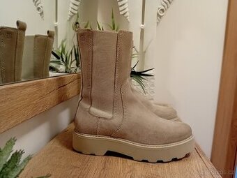 S.Oliver dámské chelsea boty vel. 39 kožené