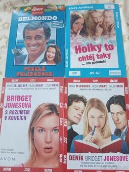 📀 DVD filmy – komedie / romantické (4× DVD)