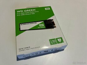 WD SSD Green 3D NAND, M.2 120GB, NOVÝ