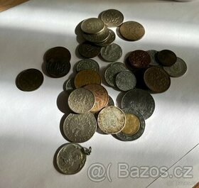 Staré české mince mix