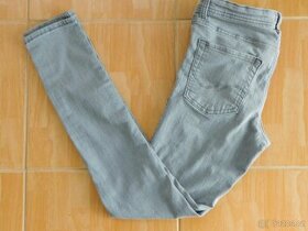 NOVÉ chlapecké šedé skinny džíny vel. 176