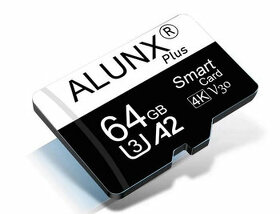 Paměťová karta MicroSD 64GB ALUNX rychlá - Nová
