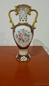 Porcelánová váza royal dux - 1