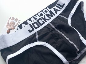 VÝPRODEJ - pánské luxusní černé slipy Jockmail -XXL (eu L)