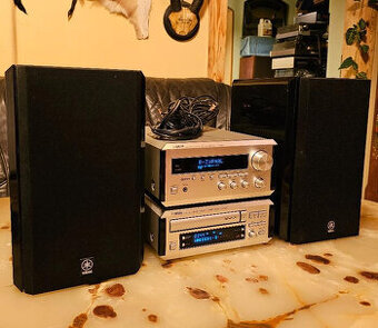 YAMAHA RX E-200 receiver, tape KX-E100 a bedny NX E-200