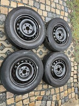 4x disky Vito / Viano 5x112 R16, C letní pneu 80%