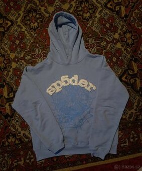 Sp5der Hoodie Sky Blue