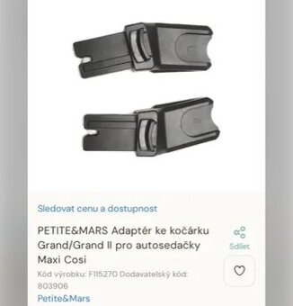 Adaptéry ke kočárku