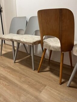 Vintage židle TON / Oswald Haerdtl – po renovaci, 6 ks