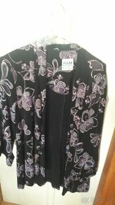 Večerní komplet dl. šaty a vršek plus size od R&M Richards