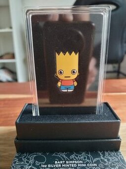 Stříbrná mince Bart Simpson Mini 1 oz 2022