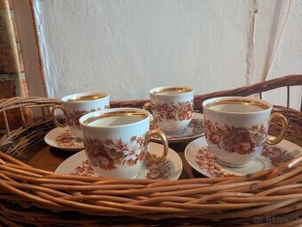 Sada 6 hrníčku porcelán Alice