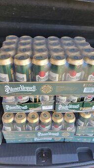 Pilsner Urquell vývozní plech 0.5 litru.