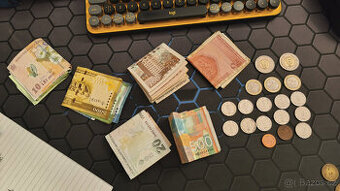 Predám rôzne zahraničné meny RON LKR TRY HRK BAM RSD RUB