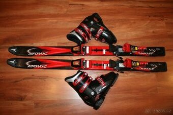 lyže Atomic 107 cm , lyžaky Nordica