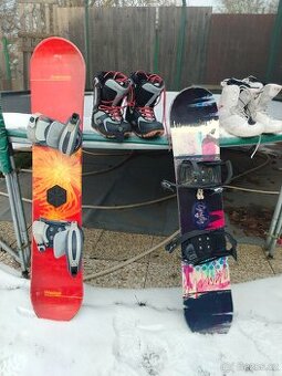 Prodám snowboard 138cm + boty vel.39