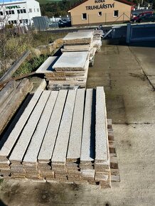 Obrubníky 12x3x100 cm žula