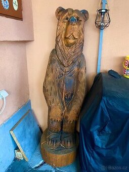 Dřevěný Medvěd 170cm
