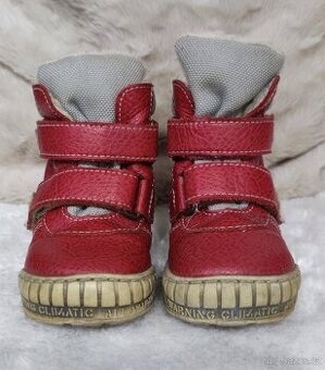 Zimní kožené botky s vlnou Pegres velikost 21