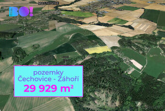 Prodej pole, 29 929 m², Čechovice - Záhoří