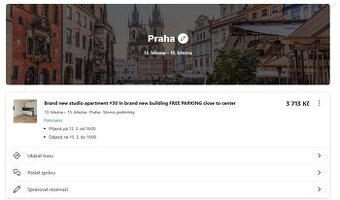 Comic Con 2026 - Ubýtování Pá-Ne / Apartmá / 2 os