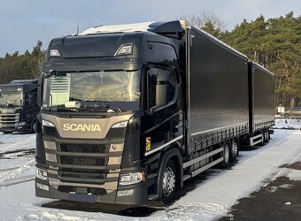 Scania R450 6x2 - velkoobjemová souprava - průjezdná