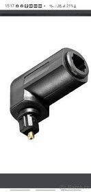Prod. optickou redukci Toslink 90° M/F