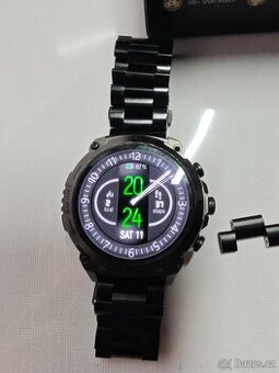 Chytré hodinky GARETT Atom Black Steel
