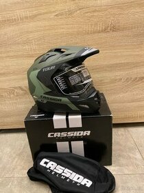 Enduro helma na motorku Cassida Tour 1.1 Spectre, vel. M