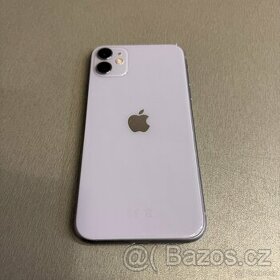 iPhone 11 64GB fialový, pěkný stav, 12 měsíců záruka - 1
