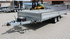 Přívěs UNK AD2100x5000 valník rampa sklopný 3500kg - 1